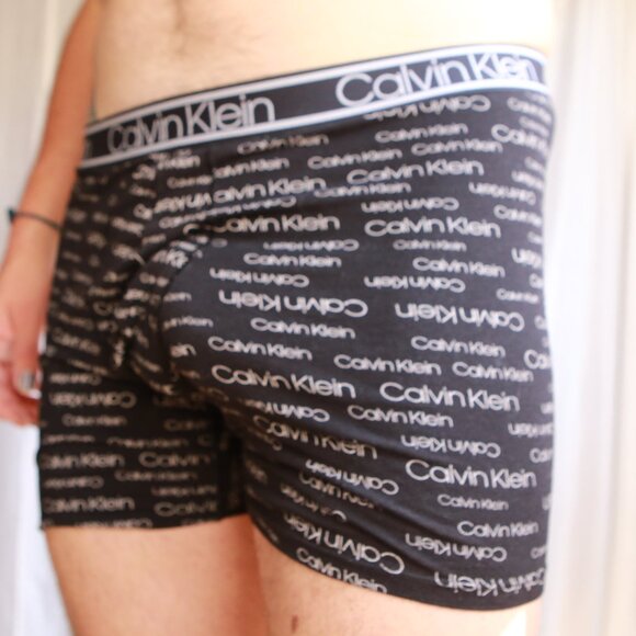 Calvin Klein Underwear Other - Calvin Klein Black Accent Logo Print Boxer Trunk Elastic Waistband Underwear XL